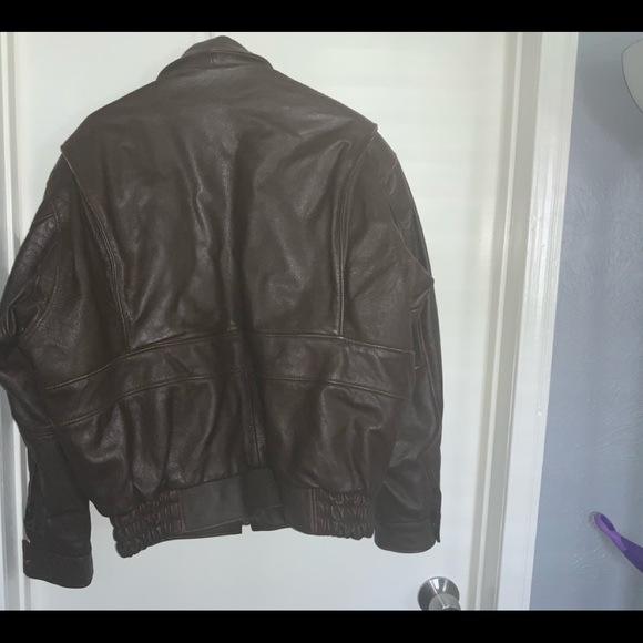 Flying machine real leather bomber - Picture 2 of 8